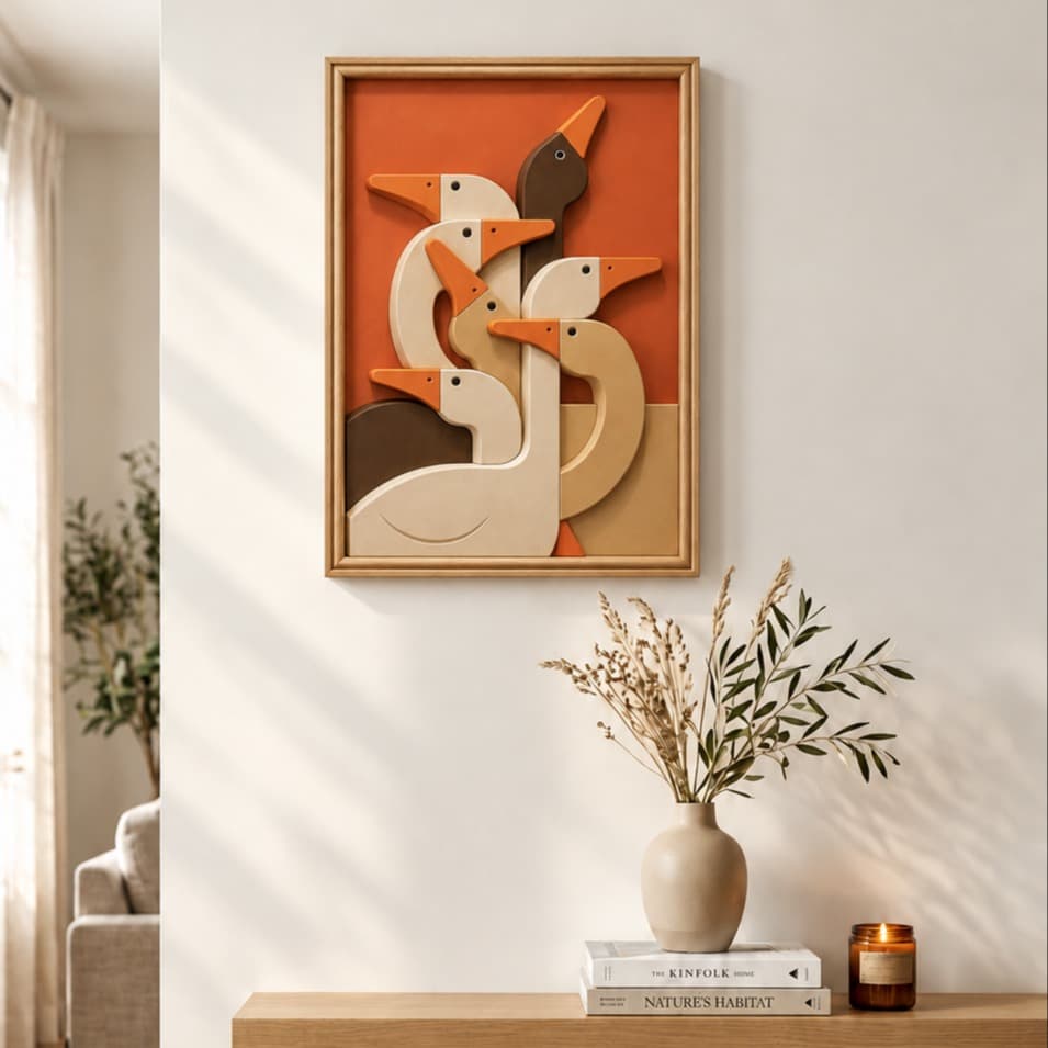 Aqua Harmony 3D wall Art